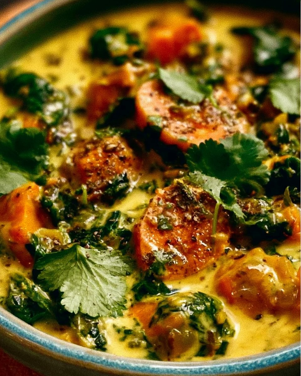Gingered Sweet Potato Coconut Milk Stew