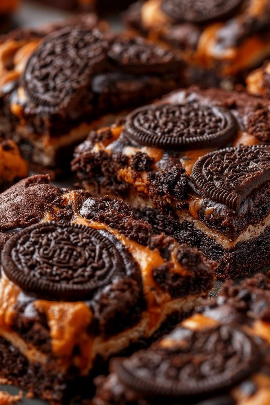Creamy 30-Minute Copycat Halloween Oreo Brownies