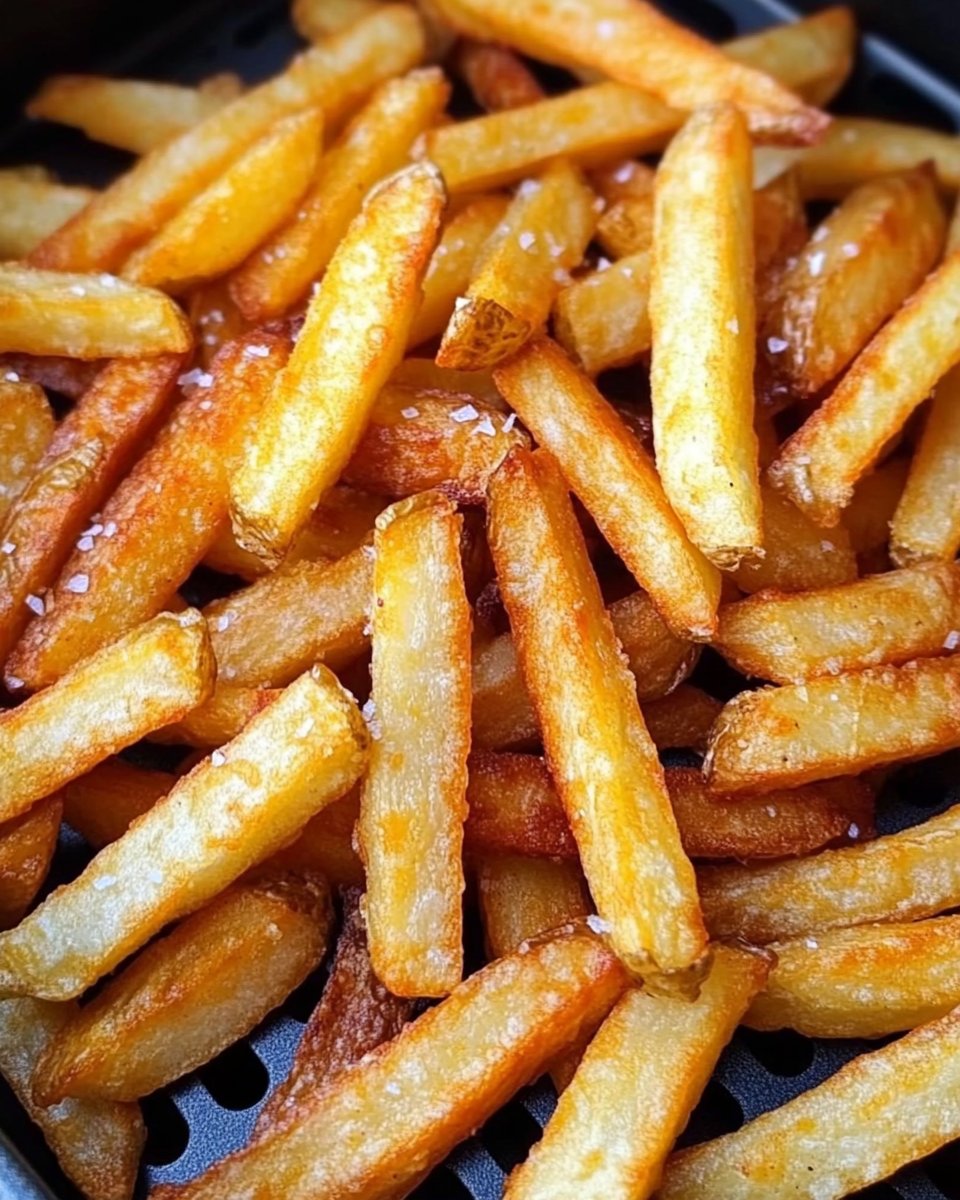 Kartoffel-Pommes aus der Heißluftfritteuse