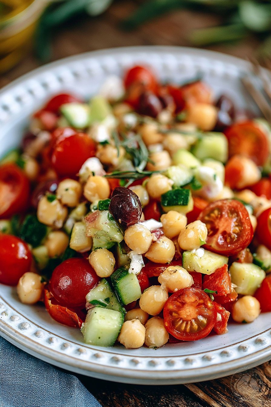 Greek Chickpea Salad