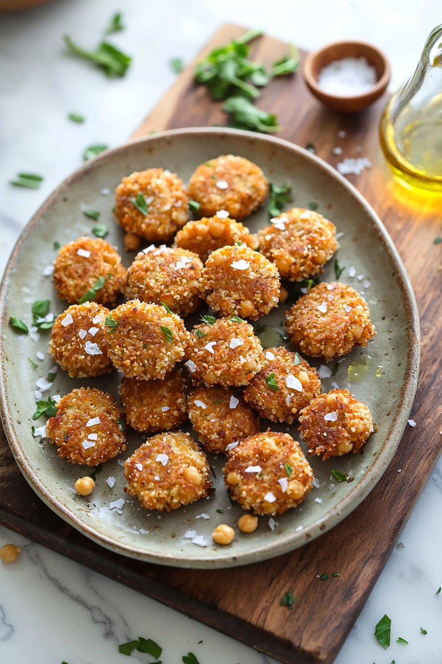 Crispy Chickpea Fritters