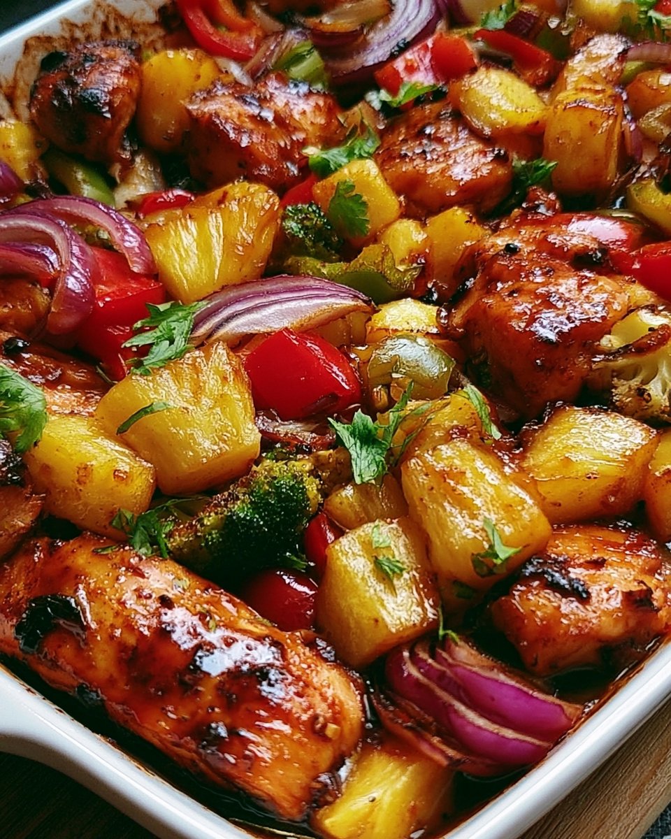 Hawaiian Chicken Sheet Pan Recipe