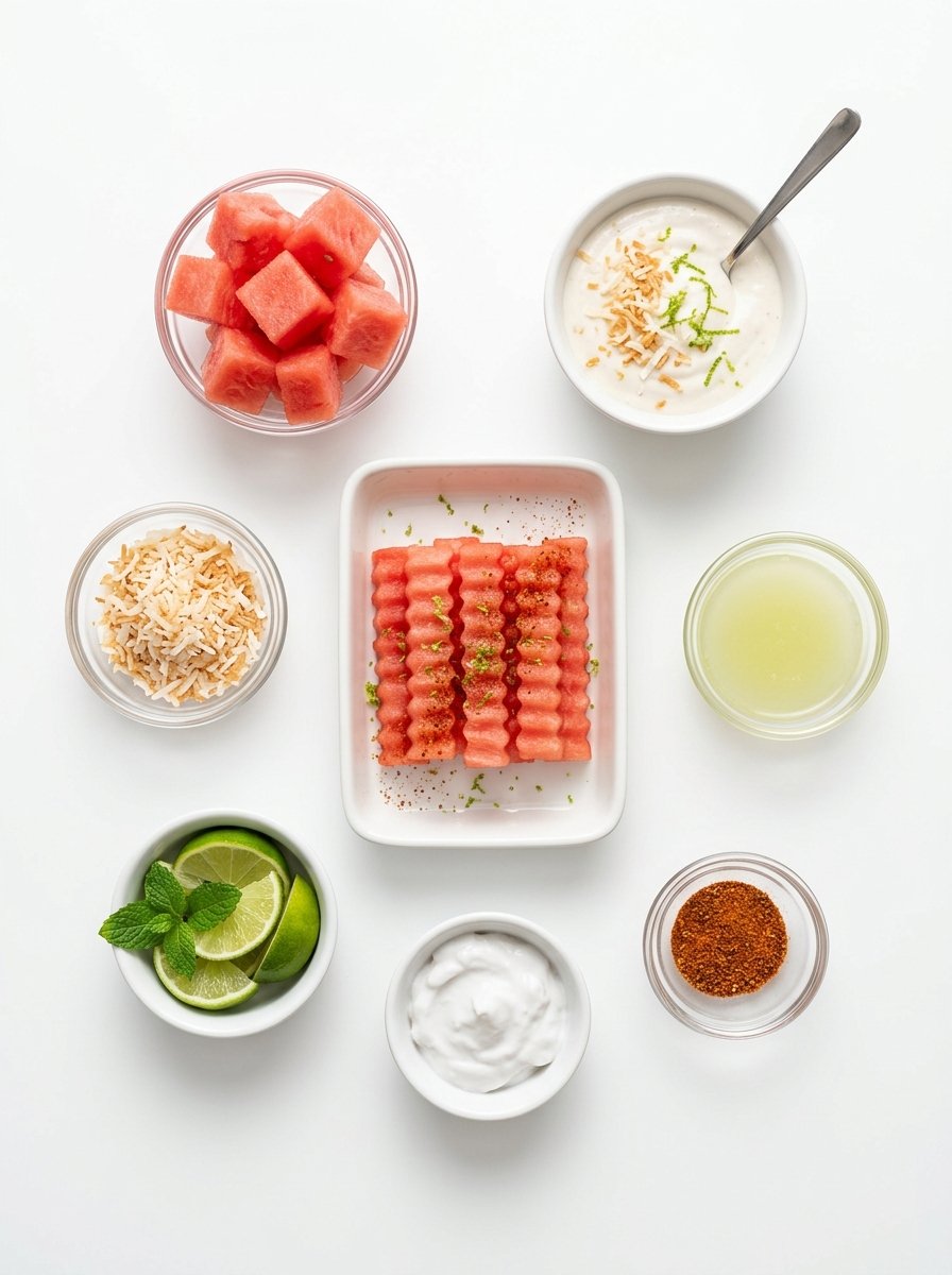 Irresistible Watermelon Fries with Coconut Lime Dip
