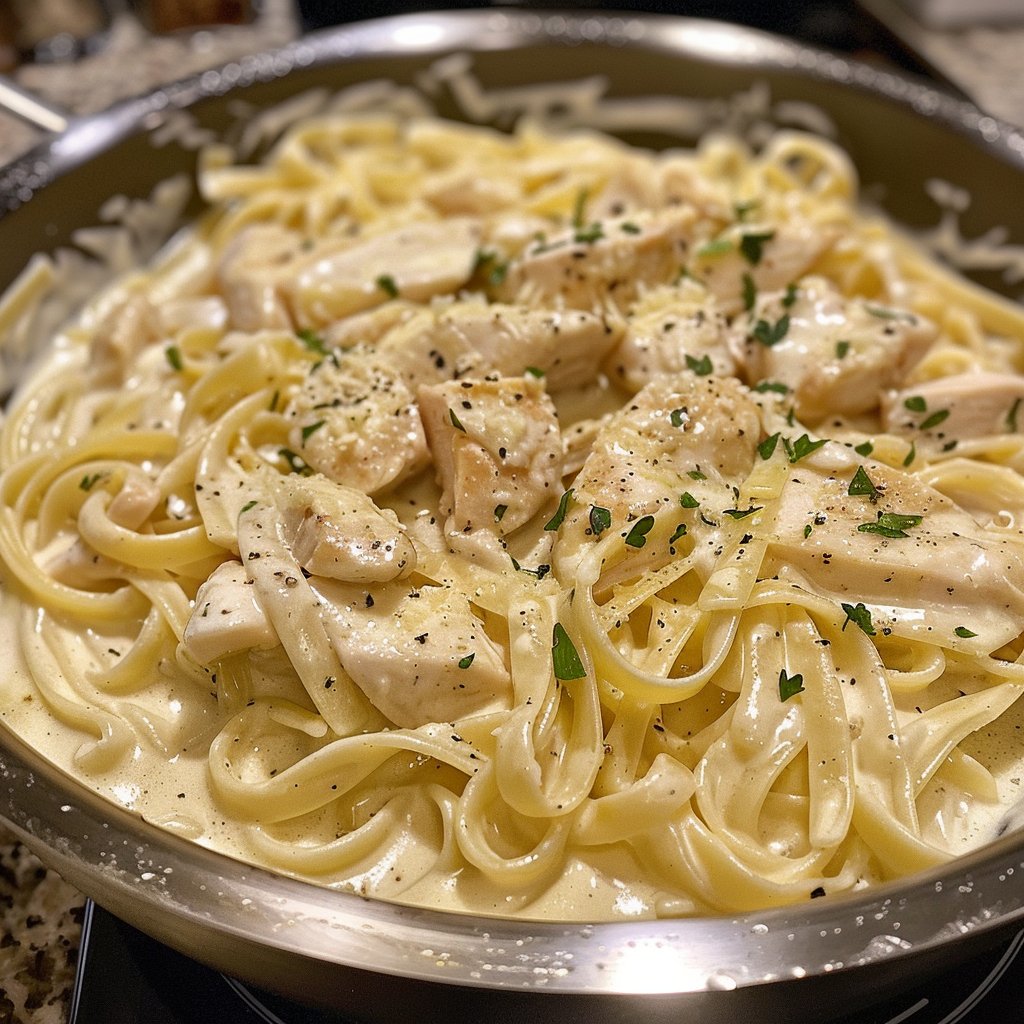 One-Pot Chicken Alfredo Recipe