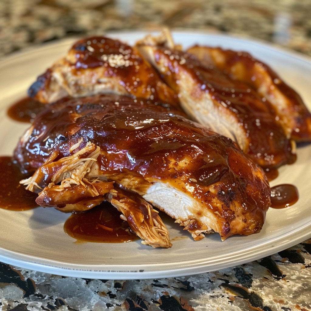 Easy Crockpot BBQ Chicken Recipe