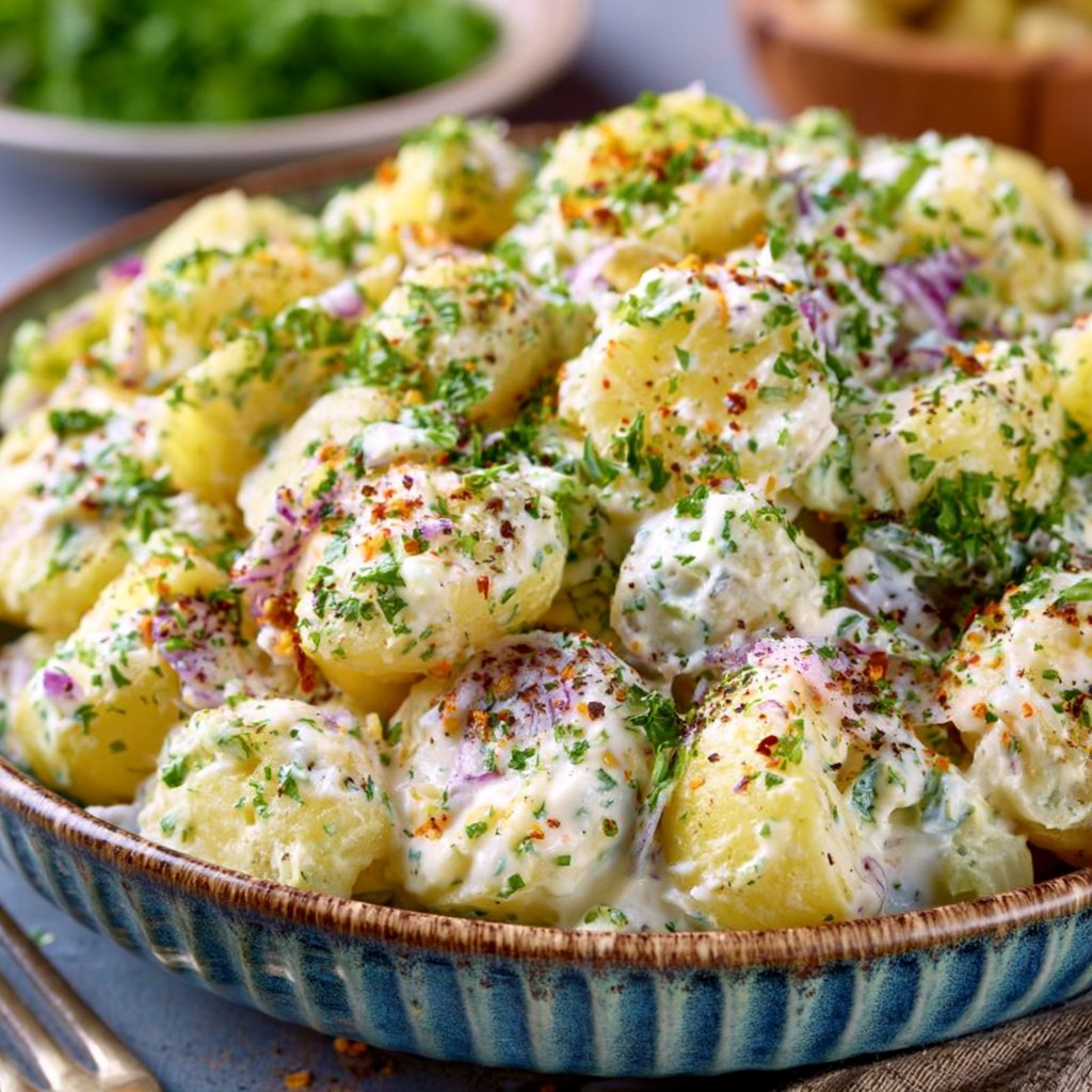 Kartoffelsalat mit Joghurt