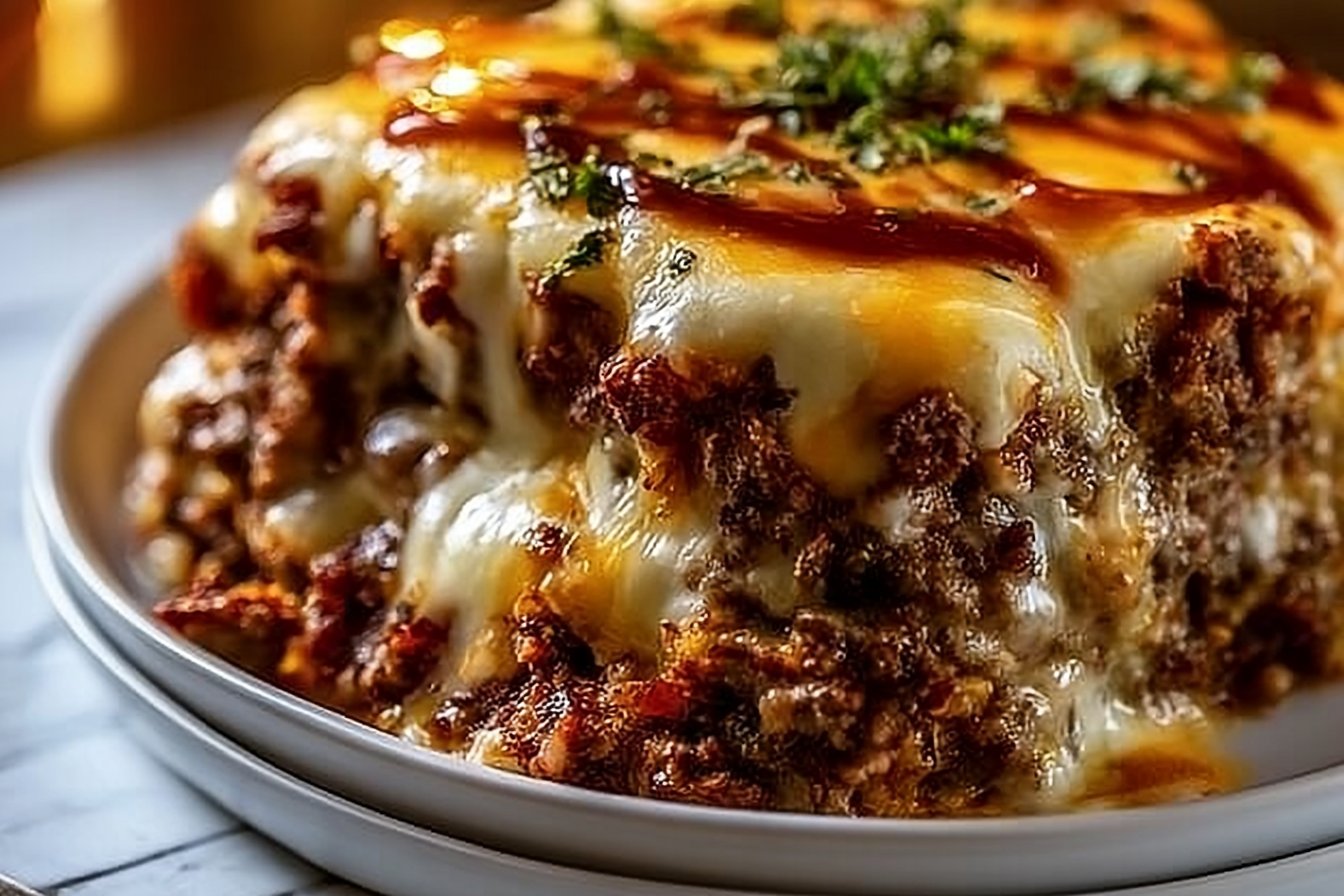 Cheesy Meatloaf Casserole
