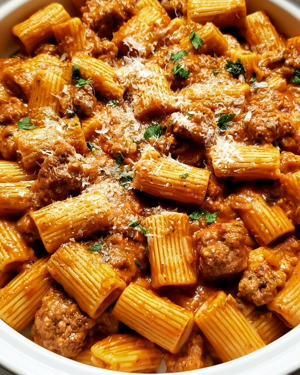 Sausage Rigatoni Pasta