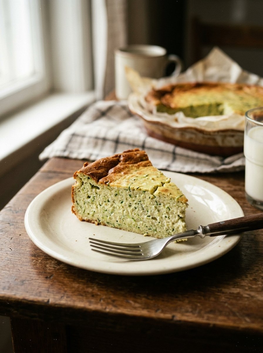 Zucchini Ricotta Cheesecake