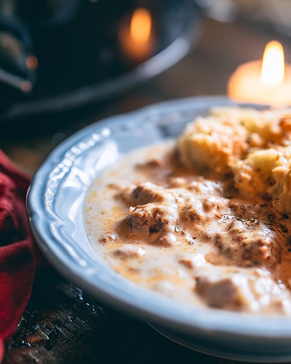 Slow Cooker Sausage Gravy