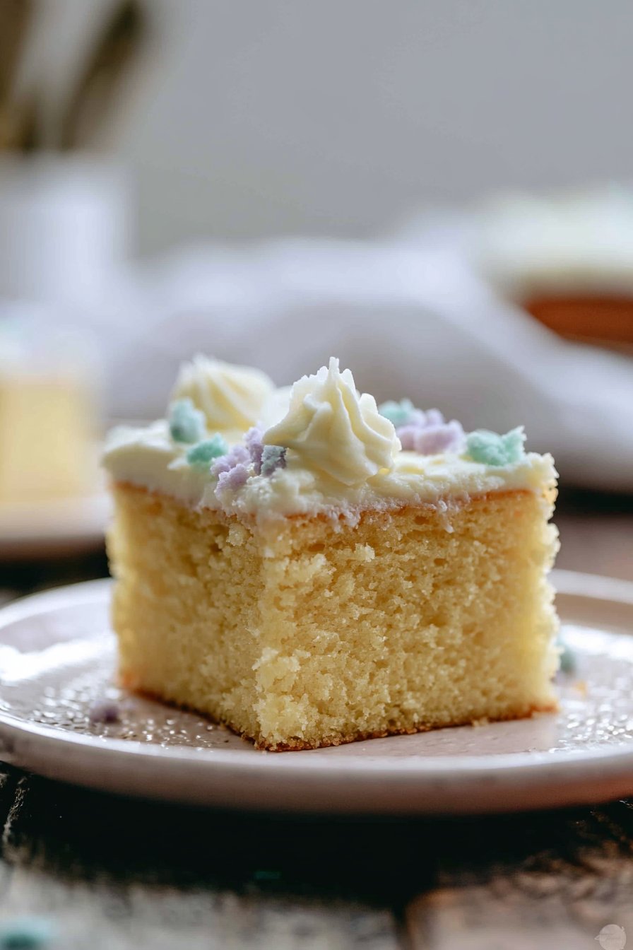 Homemade Vanilla Snack Cake