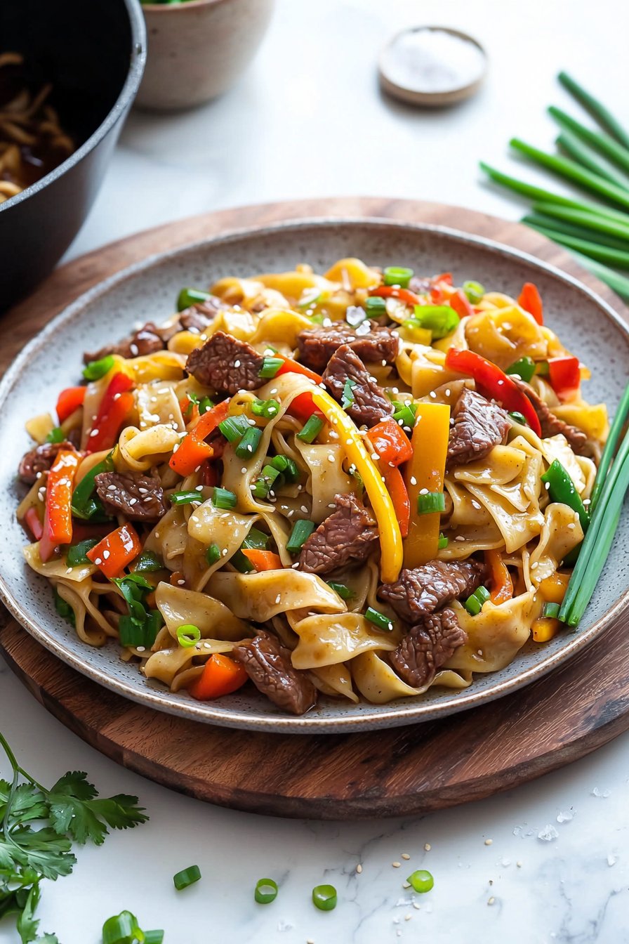 Easy Beef Chow Mein