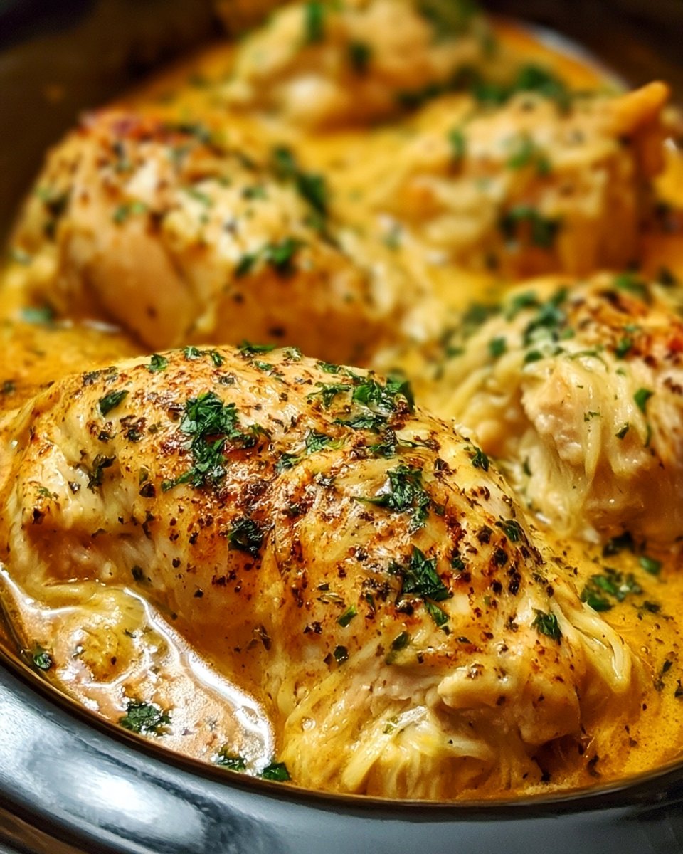 Angel Chicken in a Slow Cooker