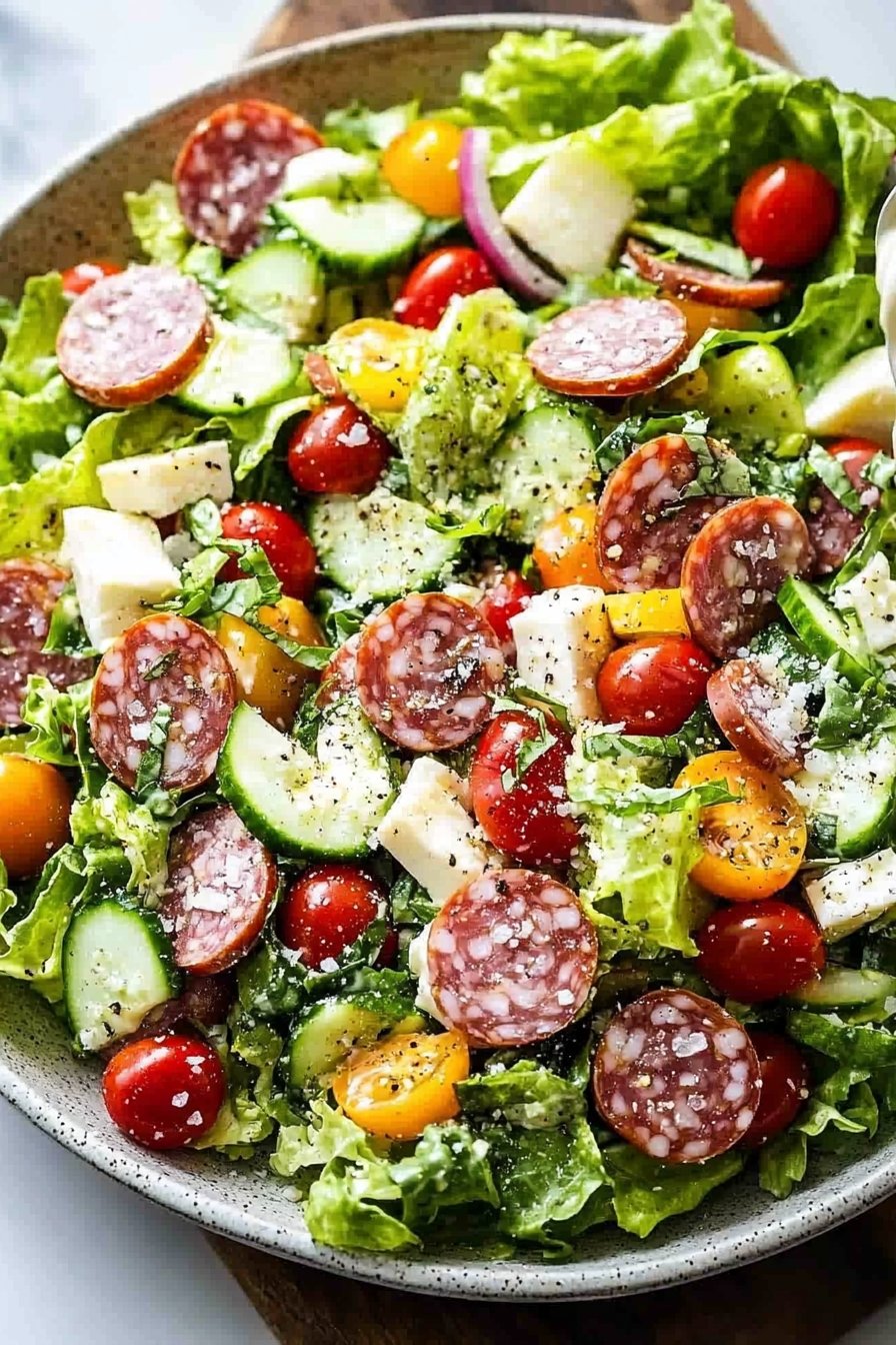 Best Italian Grinder Chopped Salad