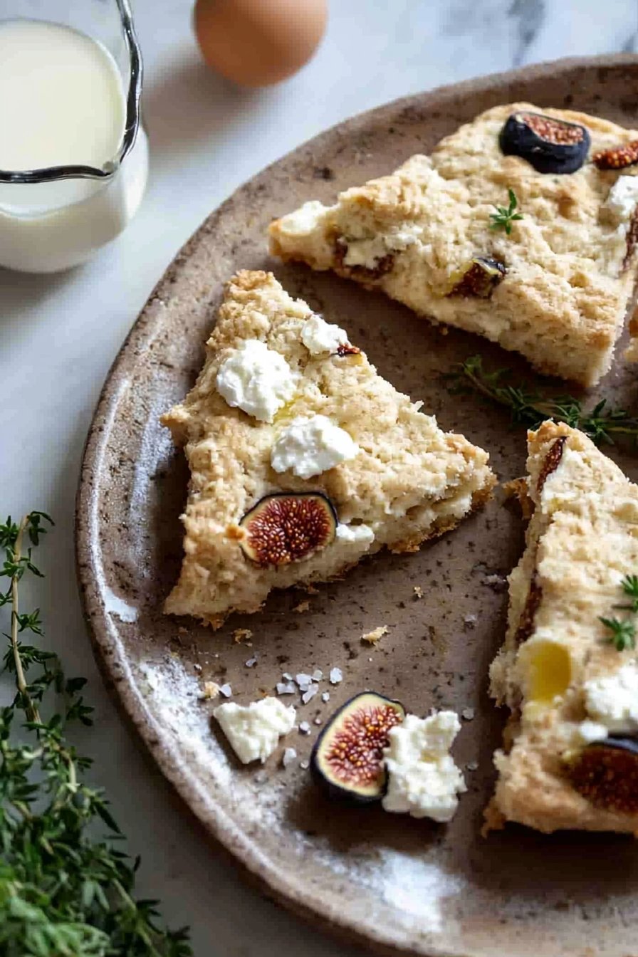 Feigen-Ziegenkäse-Scones