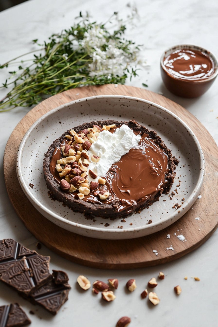 No-Bake Chocolate Hazelnut Cheesecake
