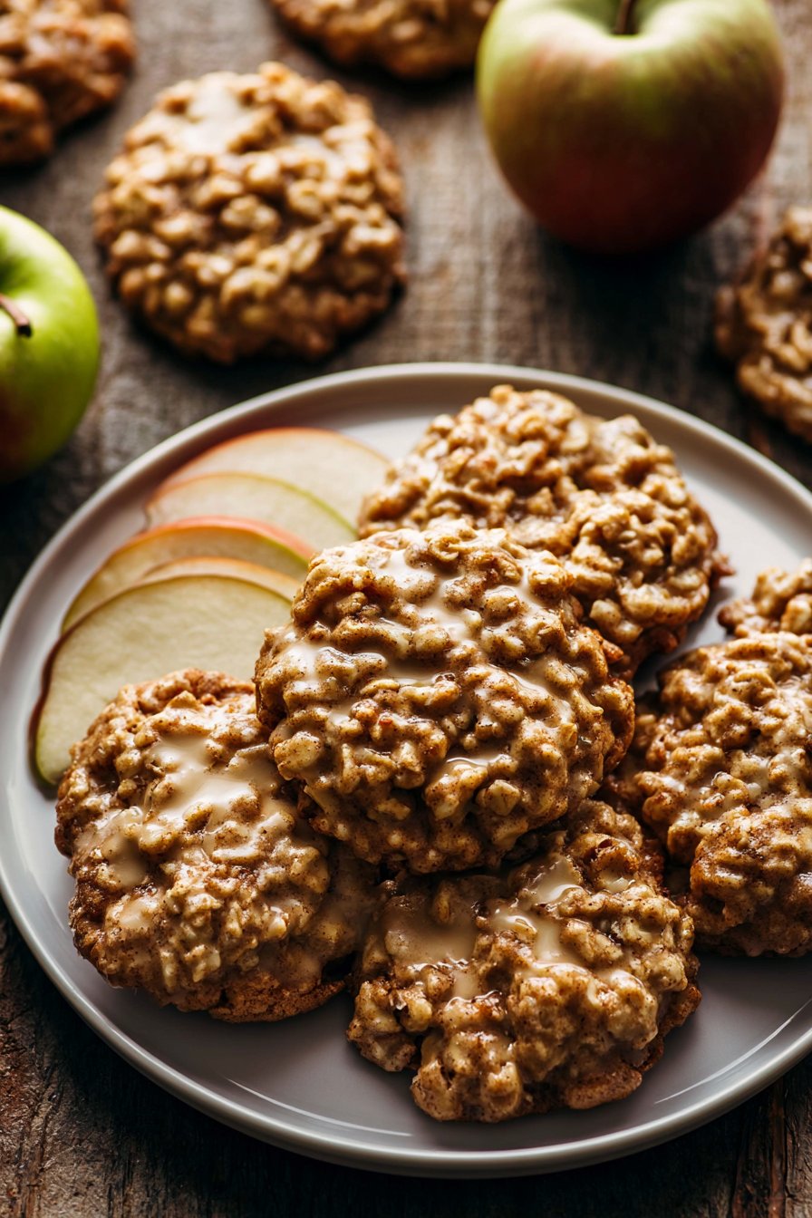 Apple Cinnamon Oatmeal Cookies
