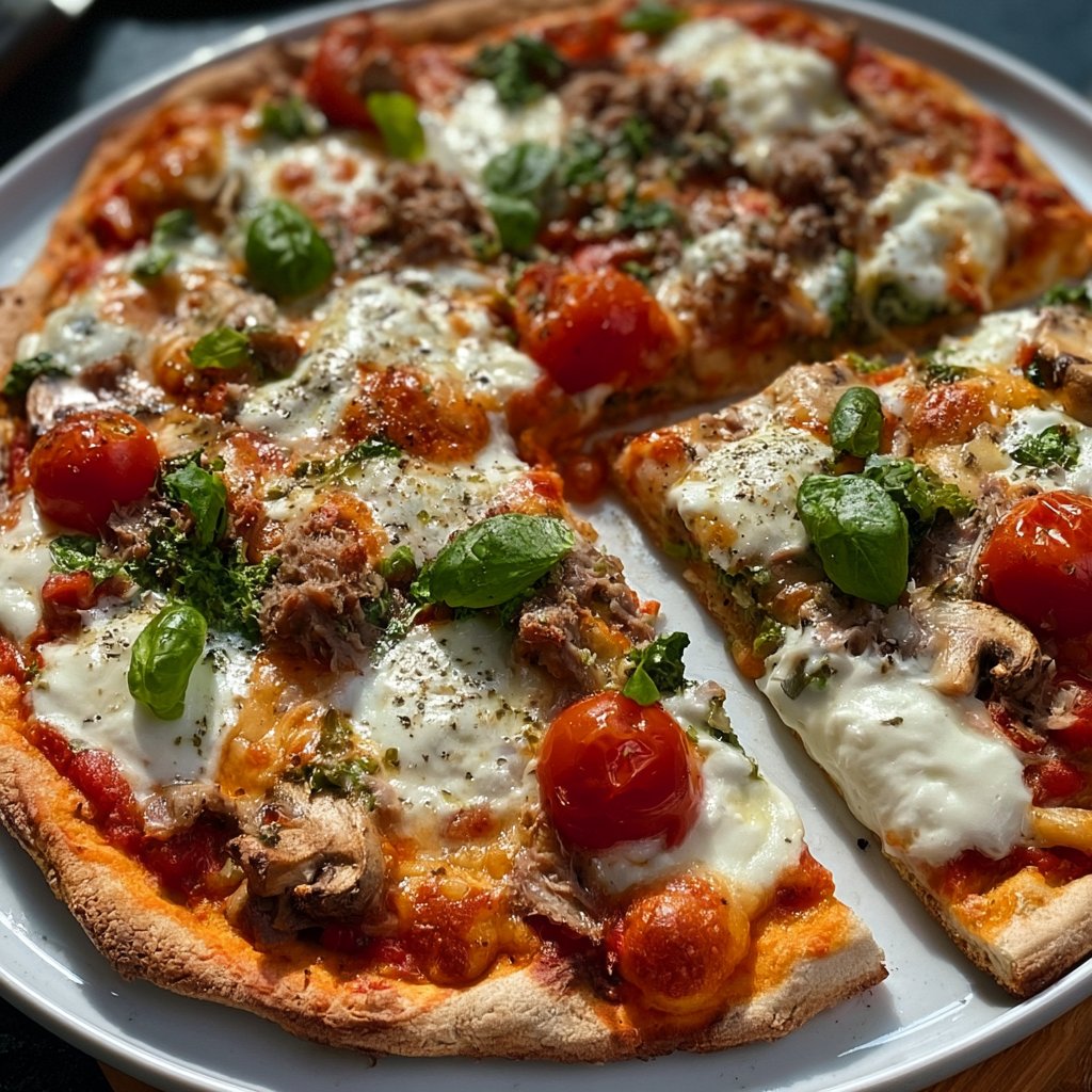 Fitness-Pizza mit Skyr