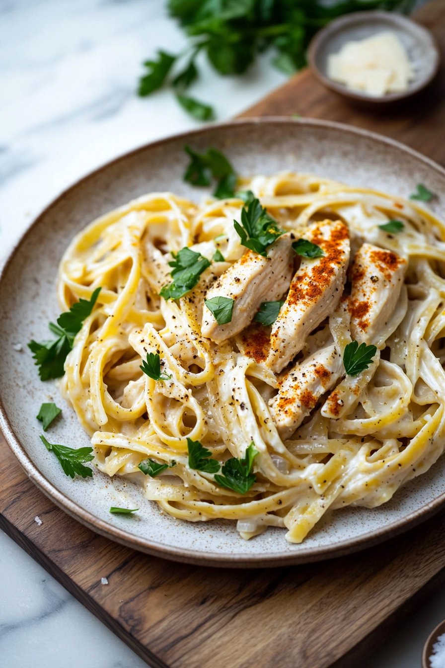 Cremige Cajun-Hühnchen-Pasta