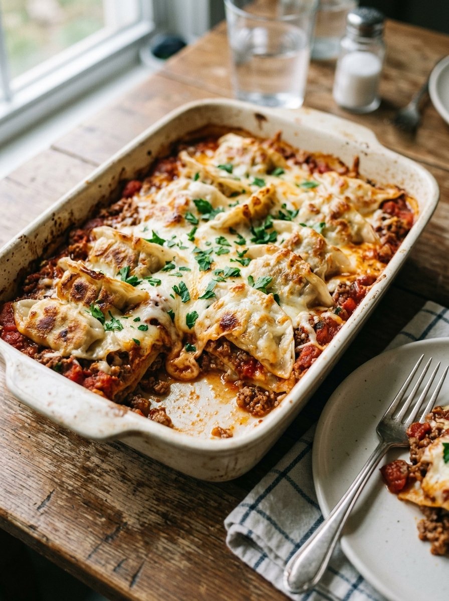 Dumpling Lasagna