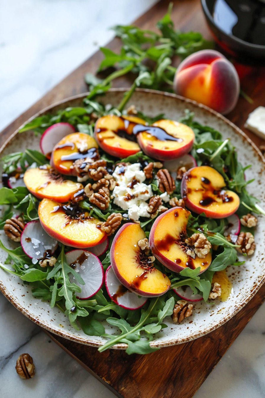 Refreshing Summer Peach Salad