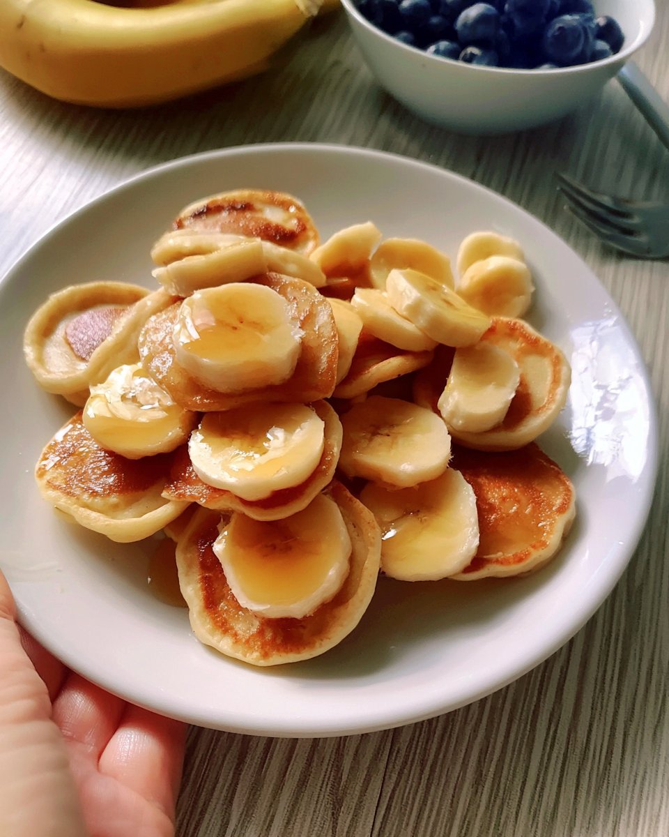 Banana Mini Pancakes Recipe