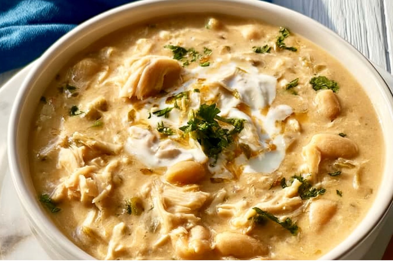 Creamy White Chicken Chili Recipe 2 Crockpot Creamy White Chicken Chili