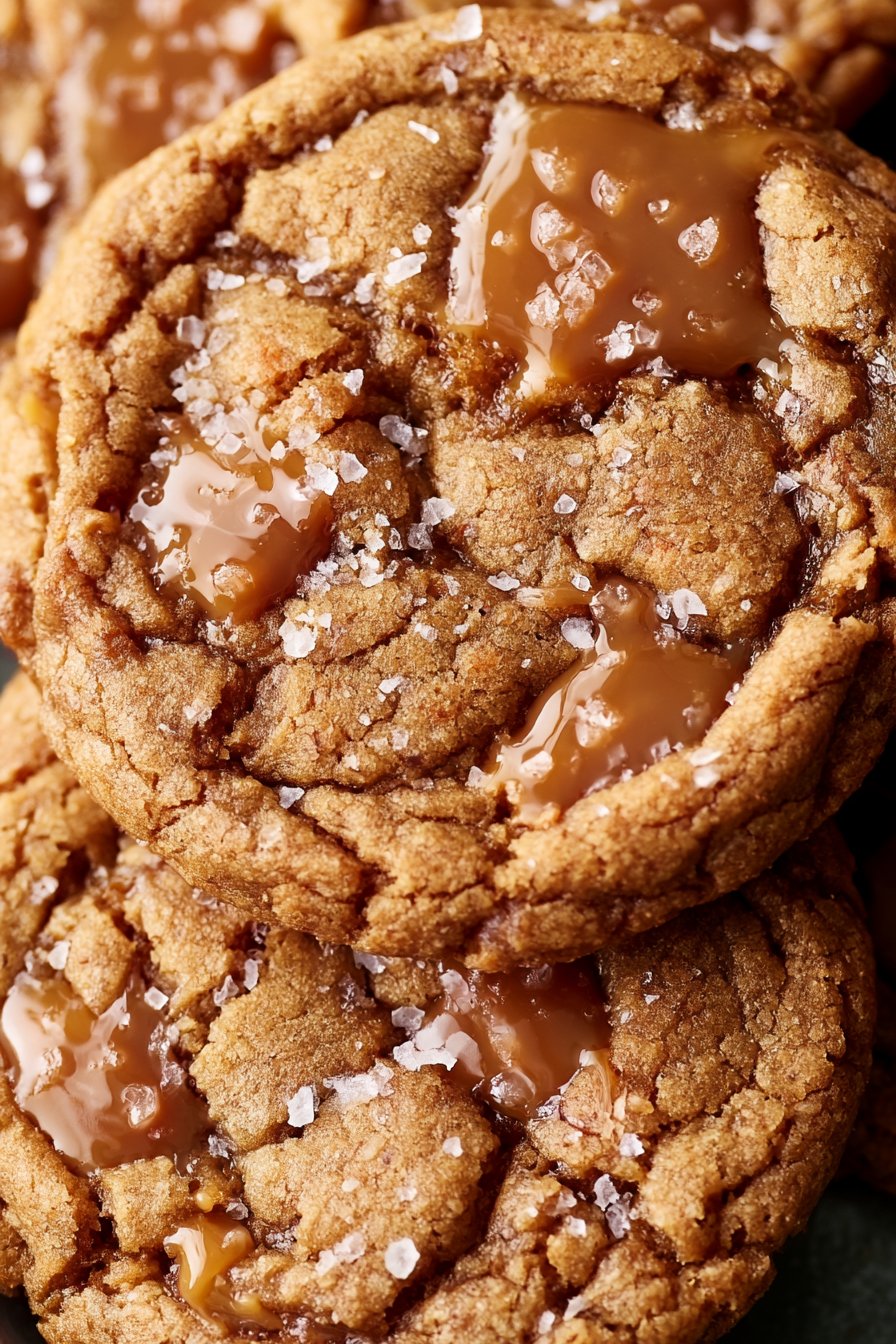 Crispy 20-Minute Copycat Sea Salt Caramel Cookies
