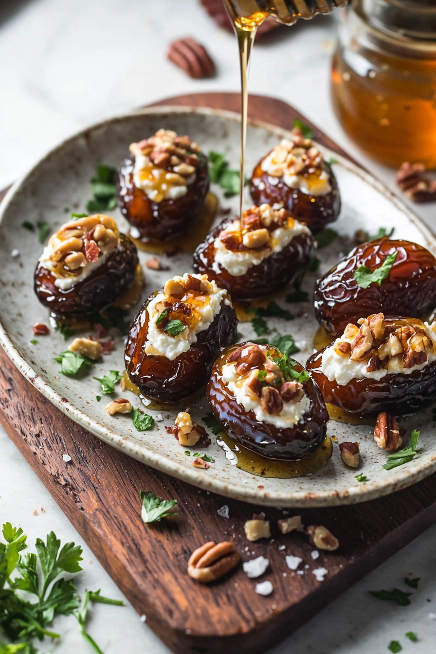Cream Cheese Stuffed Dates