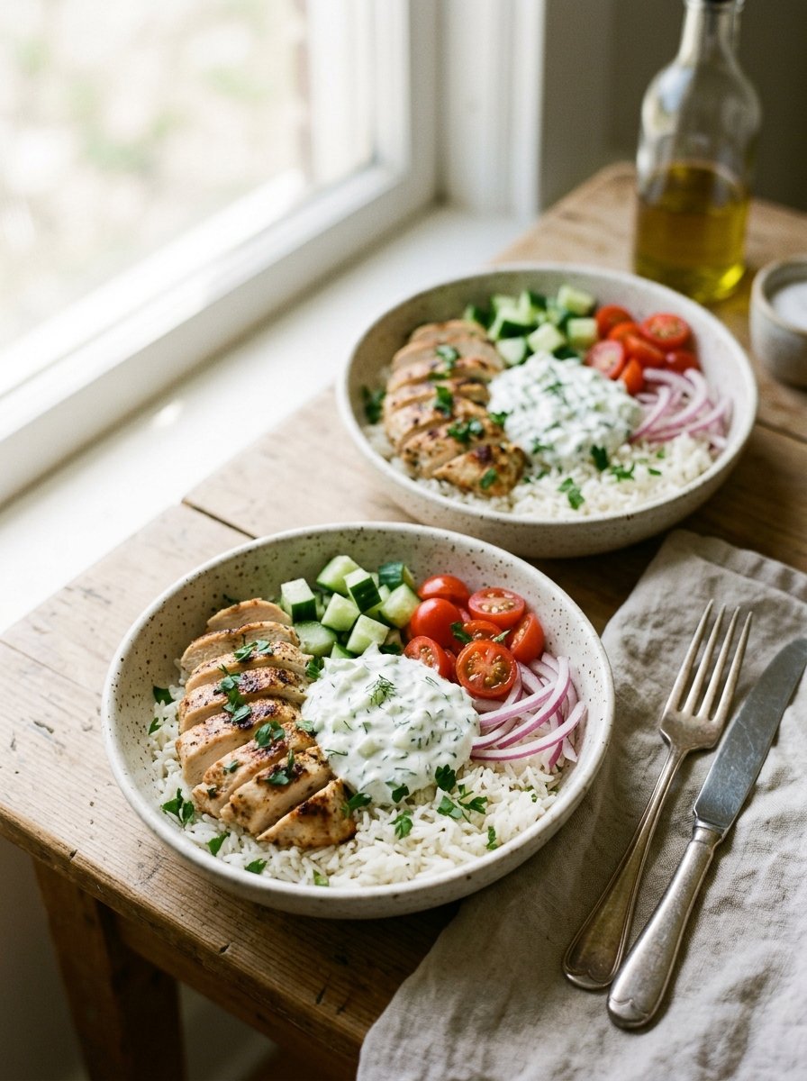 Chicken Gyro Bowls