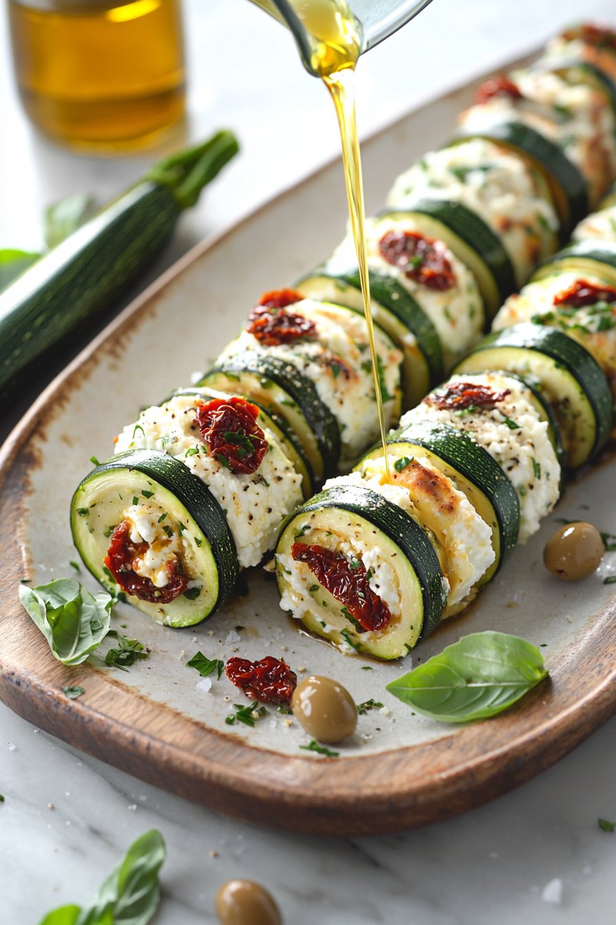 Mediterranean Zucchini Rolls