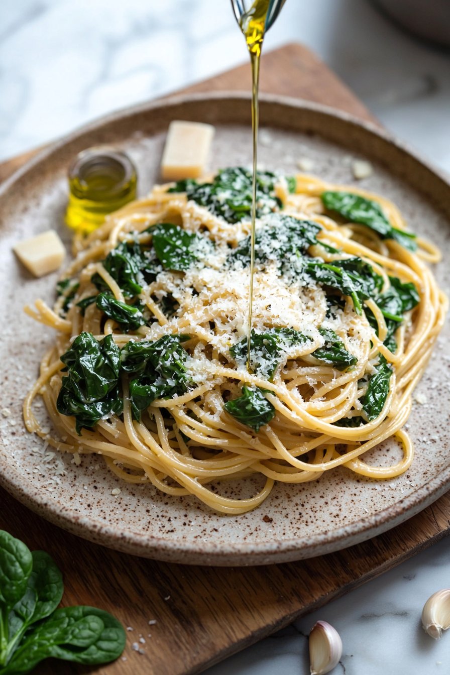 Easy Spinach Pasta