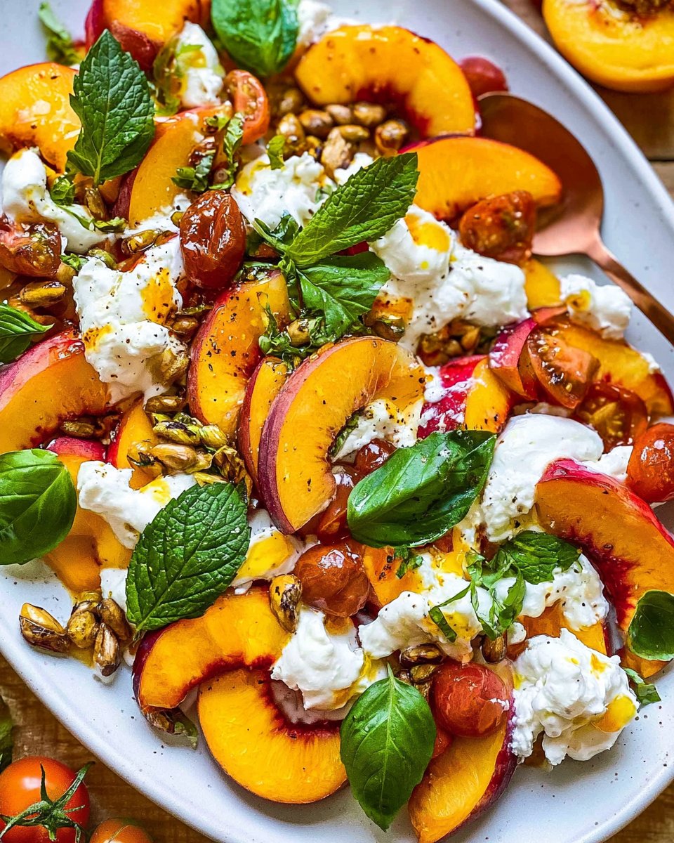 Burrata Peach Salad