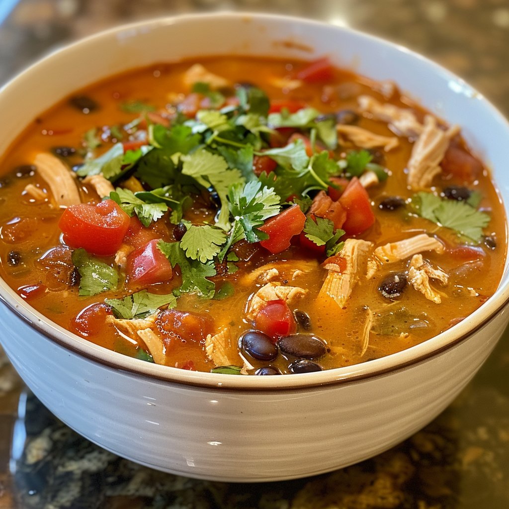Creamy Chicken Tortilla Soup Recipe