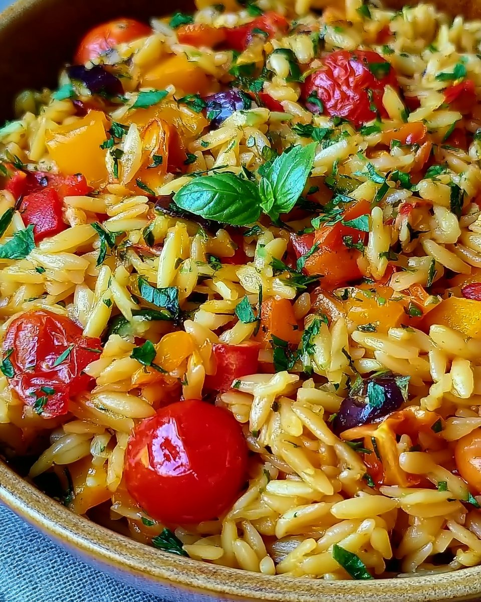 Roasted Vegetable Orzo: Irresistibly Tasty