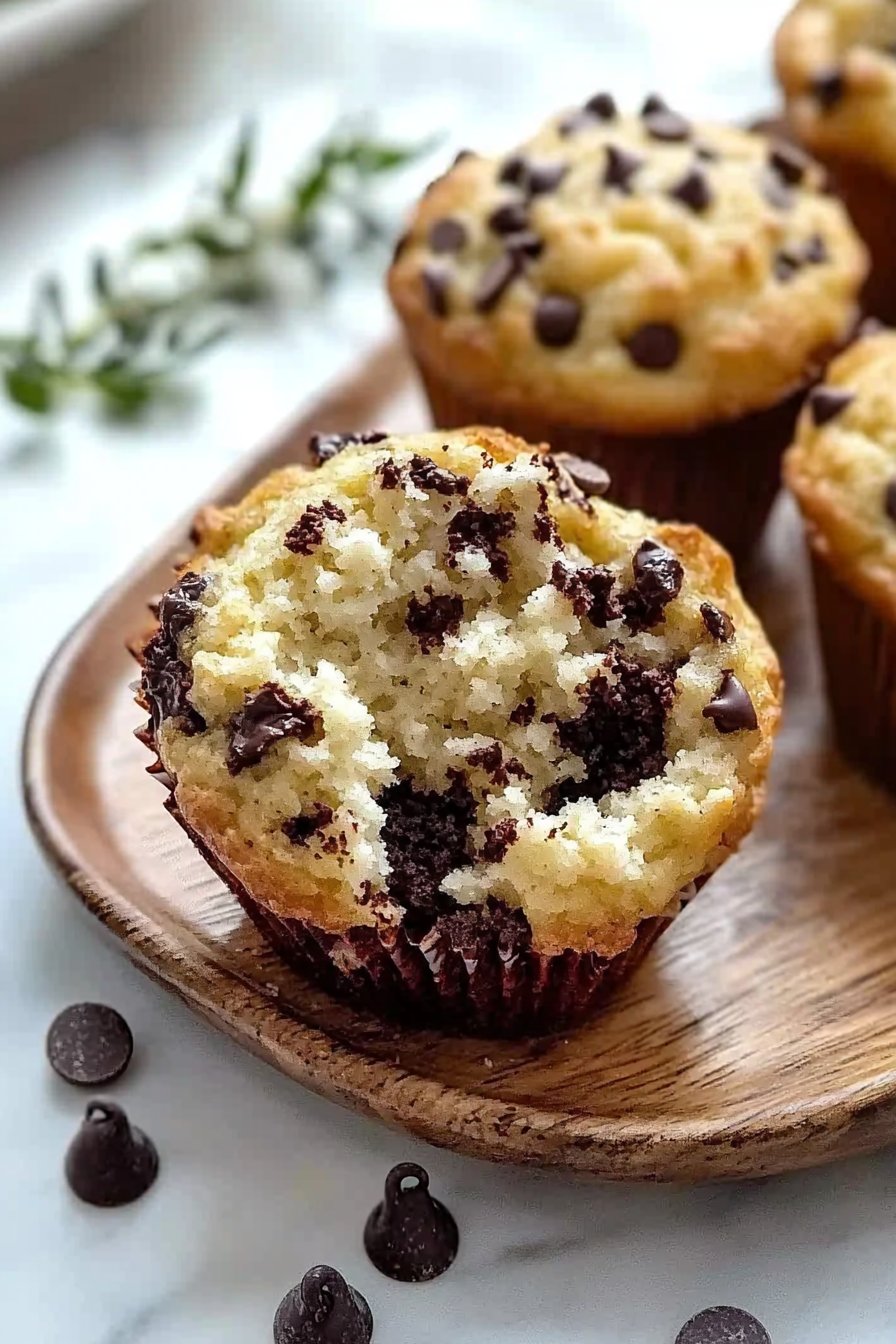 Bakery Style Chocolate Chip Muffins