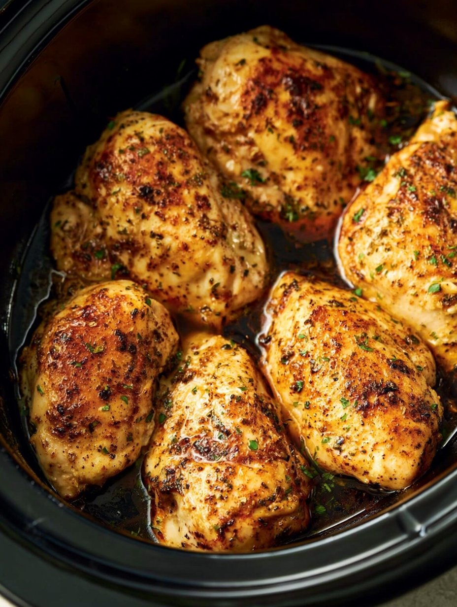 Pechugas de Pollo en Olla de Cocción Lenta