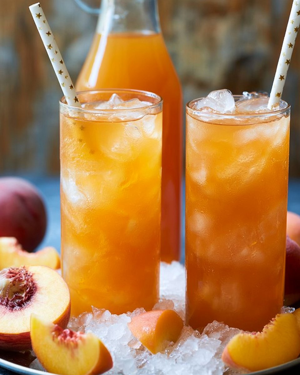 Homemade Peach Tea