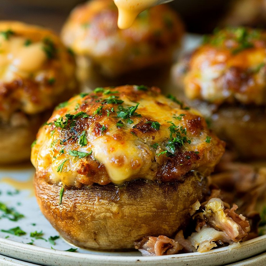 Sausage Stuffed Mushrooms