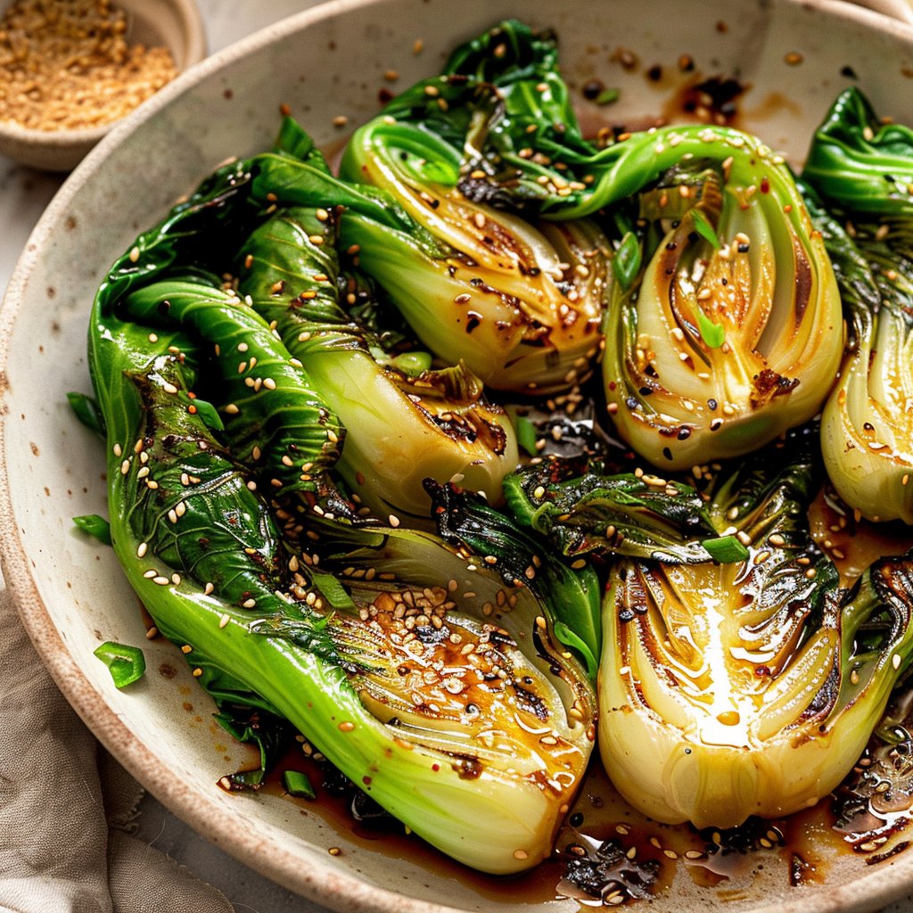 Sesame Ginger Bok Choy