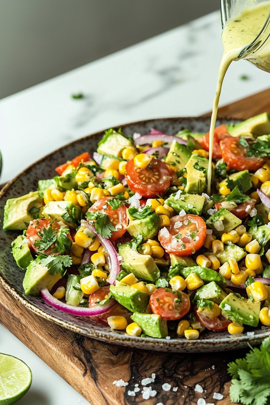 Avocado-Mais-Salat