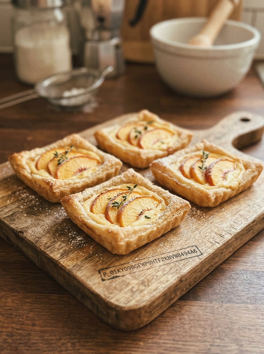 Irresistibly Scrumptious Mini Peach and Cream Cheese Tarts