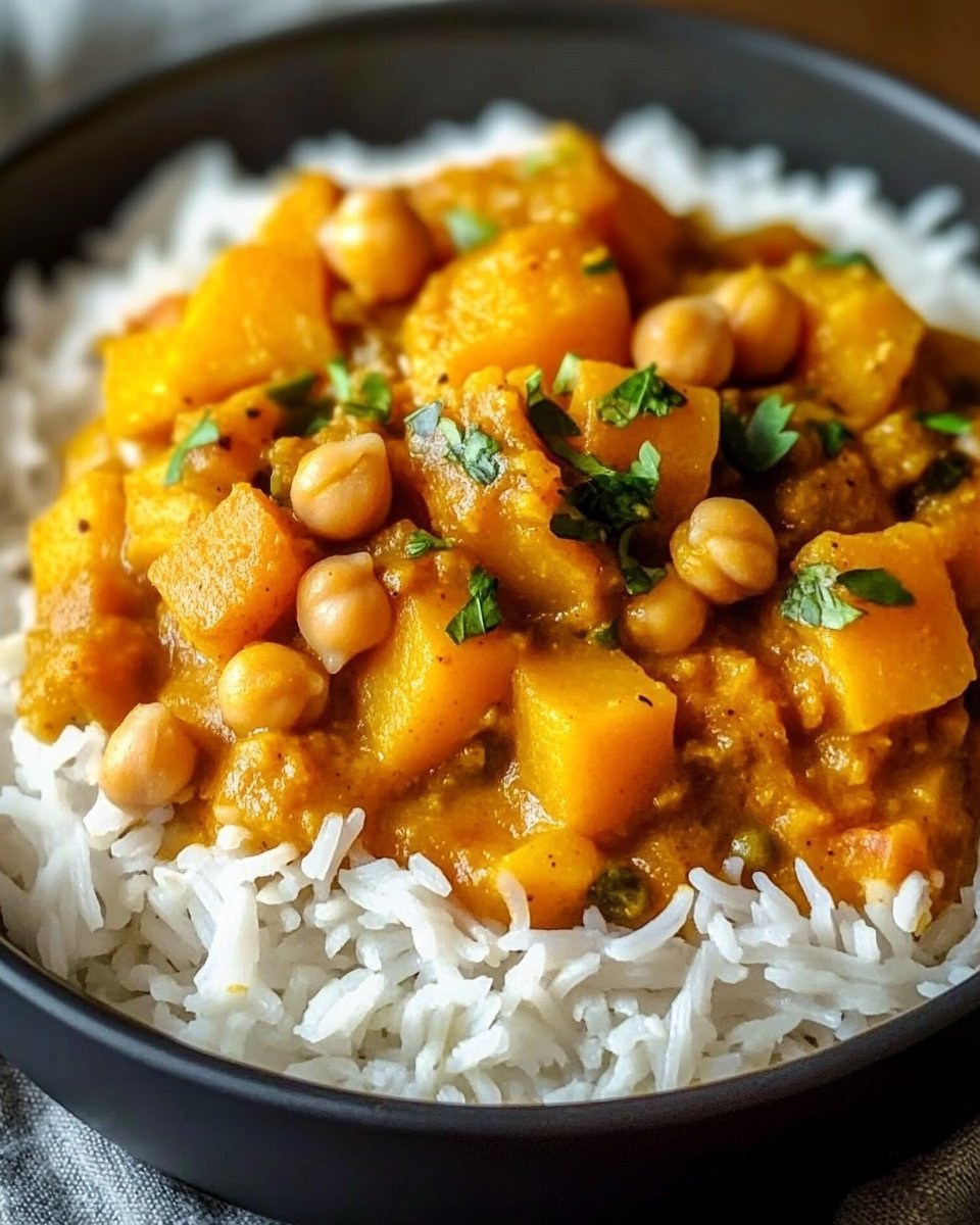 Butternut Squash and Chickpea Curry