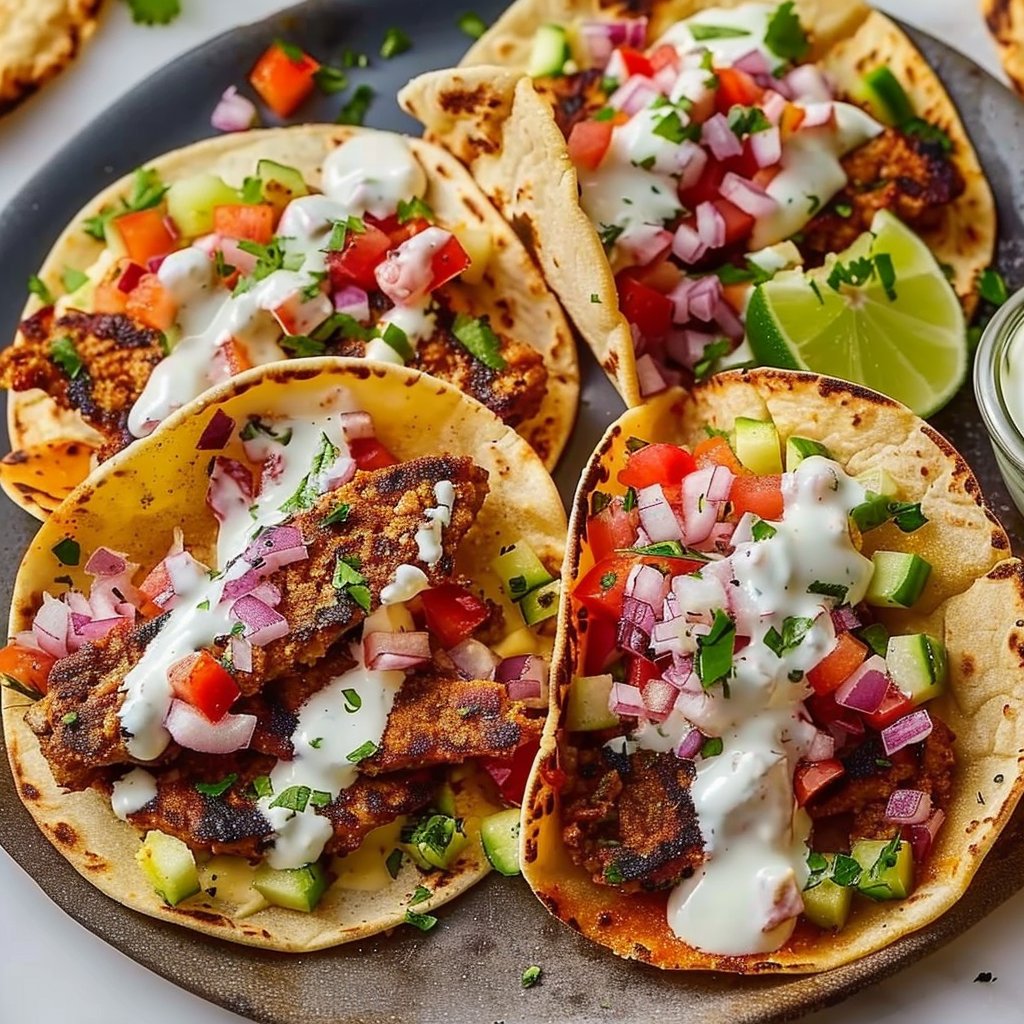 Gyros Smash Tacos