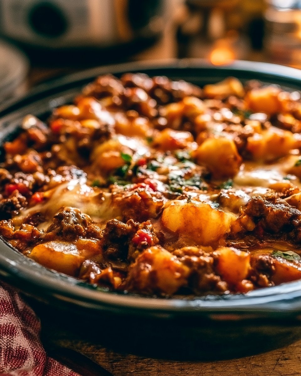 Slow Cooker Cowboy Casserole Recipe