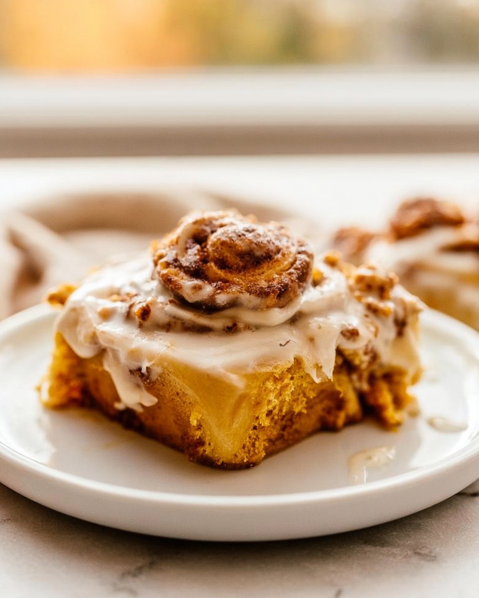 Creamy 30-Minute Copycat Pumpkin Cinnamon Rolls