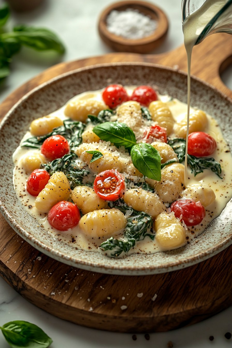 Creamy Tuscan Gnocchi