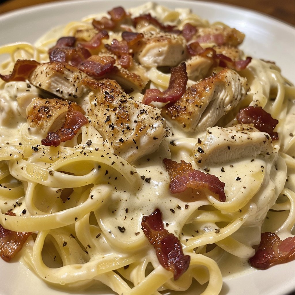 Bacon Chicken Alfredo Recipe