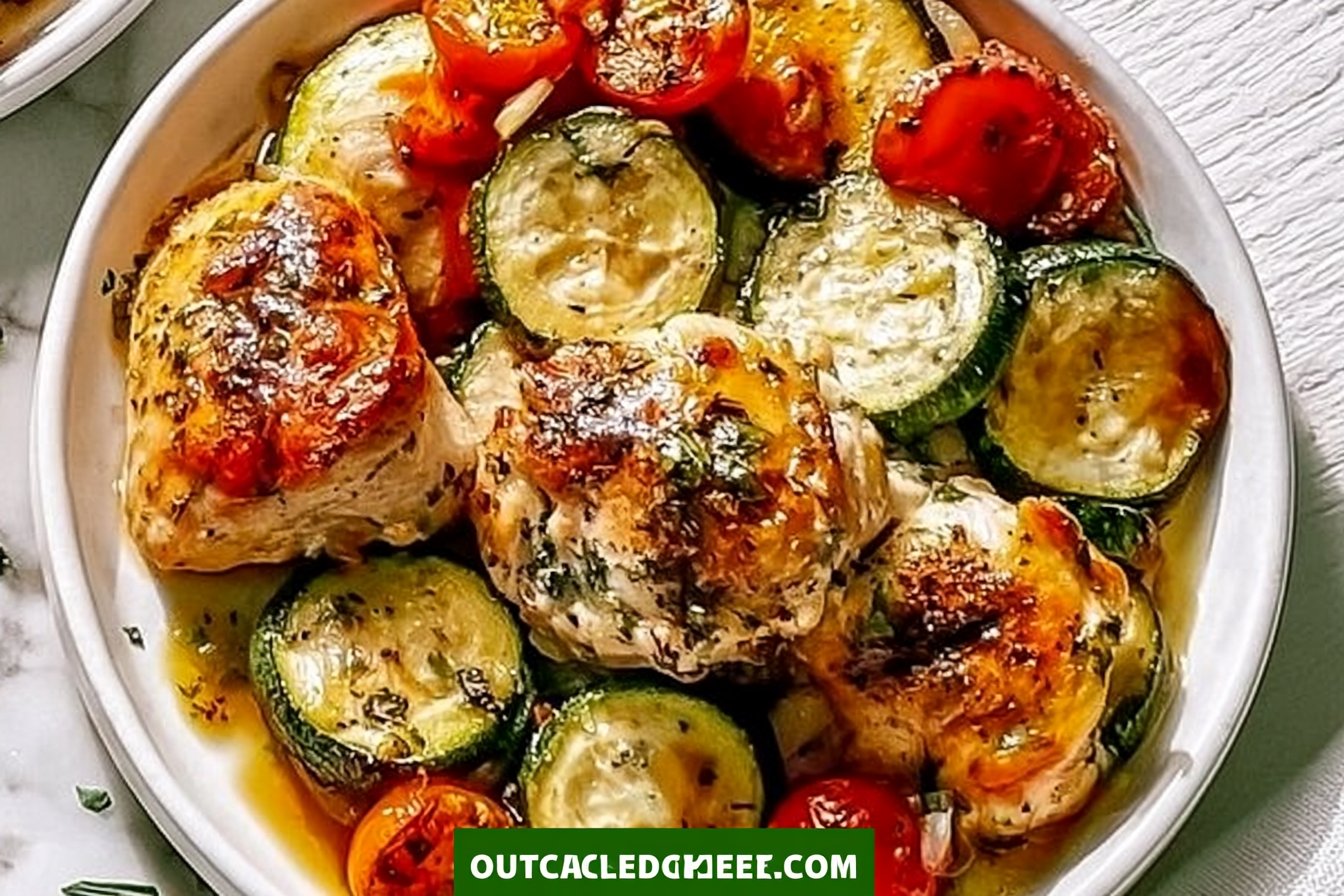 Sheet Pan Mediterranean Chicken & Zucchini
