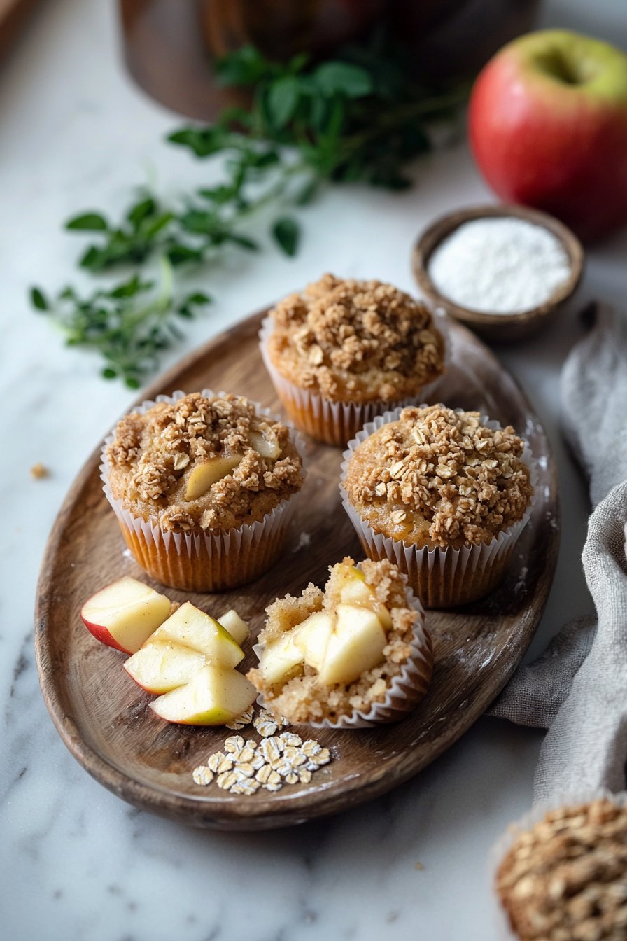 Apple Crumble Muffins